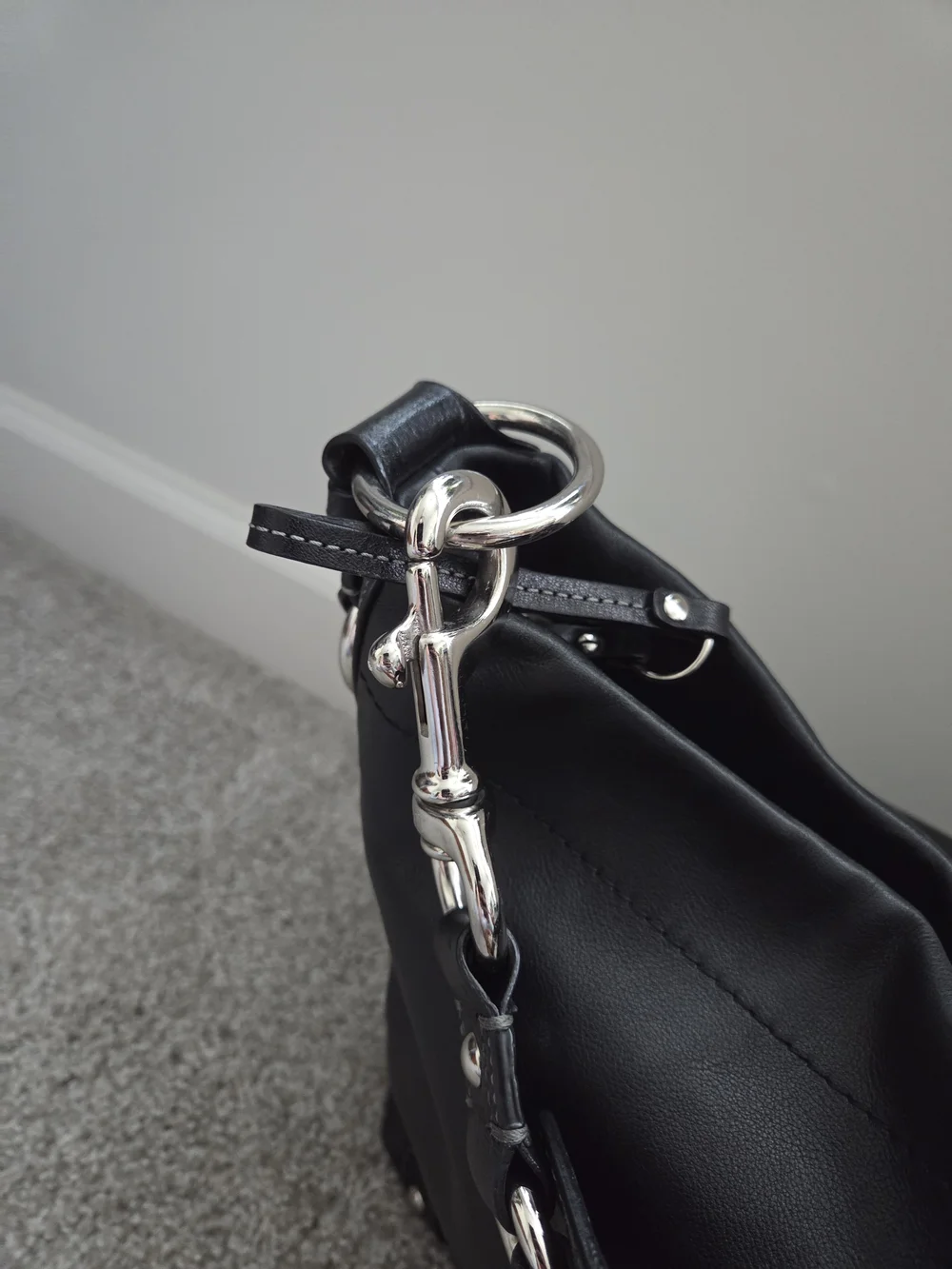 COACH black CARLY Bag